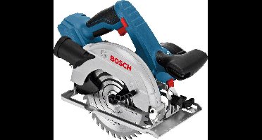 Bosch Professional GKS 18V-57 Cirkelzaag - Zonder 18 V accu en lader - Met zaagblad en parallelgeleider