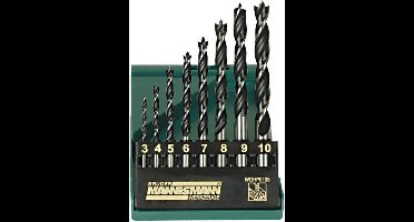 Brüder Mannesmann 54308 8-delige Houtborenset - 3-10mm