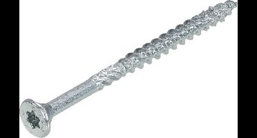 Dynaplus - Unischroeven - Torx 25 platkop - 5 x 90mm - Verzinkt - Deeldraad (200 stuks)