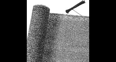 DETEX Schuttingdoek 120x1000cm – Scheurvast Weerbestendig - Antraciet