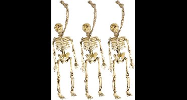 WIDMANN - Halloween decoratie hang skeletten