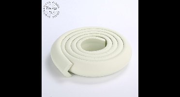 Stootrand Foam - Veiligheidsfoam - Hoekbeschermer - Wit - Randbeschermer - Kidsproof - Stootrand - Schuimrand - Beschermrand op maat