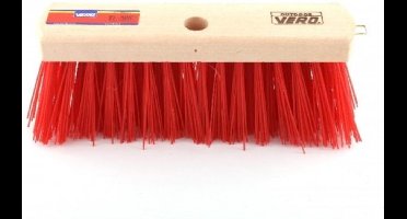 Vero Bezem FSC Hout Kunstvezel Rood 27,5Cm