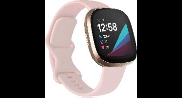 Bandje geschikt voor Fitbit Versa 3 - Roze Siliconen Band