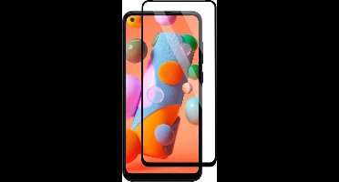 Shop4 - Samsung Galaxy A11 Glazen Screenprotector - Edge-To-Edge Gehard Glas Transparant