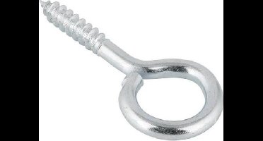 Deltafix Schroefogen - 6x - verzinkt metaal - 20 x 10 mm - ijzerwaren bevestigsmaterialen