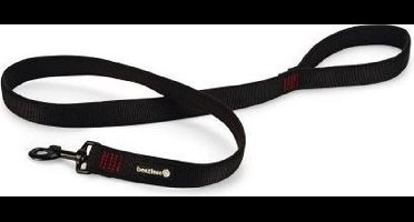 Beeztees Parinca Premium - Hondenriem - Nylon - Zwart - 120 cm x 25 mm