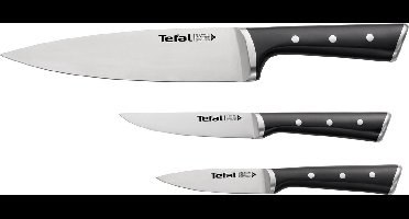 Tefal Ice Force Messen - Set van 3 Schilmes Chefmes en groente/fruitmes