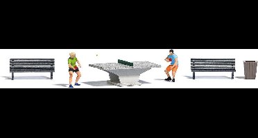 Busch - Tischtennis H0 (3/19) * (Bu7843)