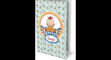 Pauline Oud - 6 Dubbele Uitnodigingen Met Envelop - Feestje