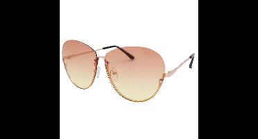 Sun Fun Oversized Retro Zonnebril - Premium Zonnebril - Dames - Trendy & Cool - Festival Zonnebril - UV400