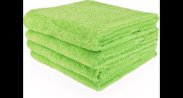 Douchelaken Lime groen 70x140cm (LET OP: bestellen per stuk)