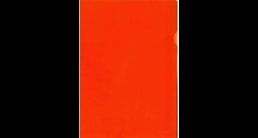 Kangaro L-map - A4 - PP 120 micron - oranje transparant - 10 stuks - K-34001