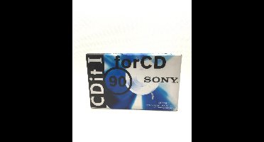 Sony CDit-I 90 position normal Cassettebandje- Uiterst geschikt voor alle opnamedoeleinden / Sealed Blanco Cassettebandje / Cassettedeck / Walkman.