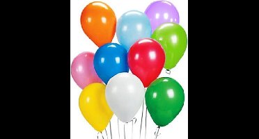 Ballonnen Gekleurd - 25 cm - Helium- en Luchtvulling - 50 stuks