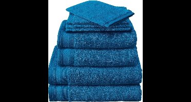De Witte Lietaer badhanddoek excellence pacific blauw 100/150cm