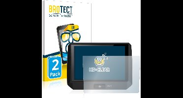BROTECT - Screenprotector voor Flyer Display D1 - Folie Beschermfolie transparant 2 Stuks
