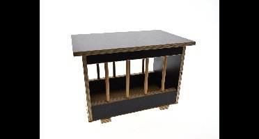 Wielink Voerbak met plastic binnenbak 55X18.5X19.5CM