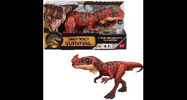 Jurassic World Wild Brullende Afrovenator dinosaurusactiefiguur - Met licht en geluid