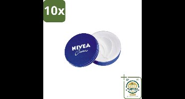 10 x NIVEA Crème Blik 150 ml - Grootverpakking - Nivea Crème - Crème - Huid Verzorging - Hydratatie - Uitdroging Voorkomen