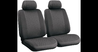 Stoelhoezen Set Voorstoelen Glamur – Antraciet – Elegante Bescherming en Luxe voor je Auto
