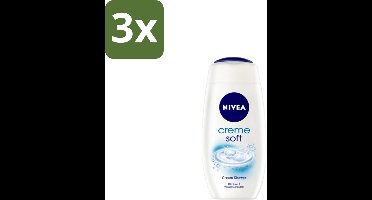 Nivea – Douchegel – Creme Soft – 750 ml - Bulkverpakking - 3 stuks