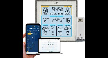 TFA Dostmann TFA.me ID-08 35.8105.10 WiFi-weerstation Verwachting voor 5 dagen Aantal sensoren max.: 50
