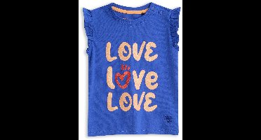 4PRESIDENT T-shirt meisjes - Dazzling blue - Maat 98 - Meiden shirt