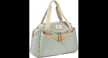 Béaba Sydney Luiertas - Uitneembare Verschoningsmat - Veel Opbergruimte - Isothermisch Vak - Sage Green