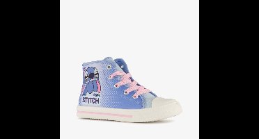 Lilo & Stitch hoge meisjes sneakers blauw - Maat 25 - Uitneembare zool