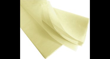 Vanille vloeipapier 17 grams, watervast en kleurecht | 50x75 cm 240 vel