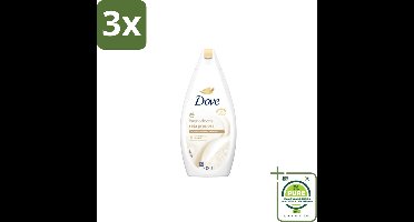 3 x Dove – Douchegel – Nourishing Silk – 450 ml - Grootverpakking - Douchegel Zijdezacht - Huid Verzorging - Schuim Douchegel - Mild Reinigen - Huid Verzorging