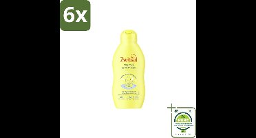 Zwitsal – Schuimbad – Zeepvrij – 200 ml - Voordeelverpakking - 6 stuks - Babybad - Zeepvrij schuimbad