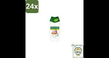 Palmolive – Douchecrème – Naturals Almond & Milk – 500 ml - Voordeelverpakking - 24 stuks - Natuurlijke reiniging - Zachte huid