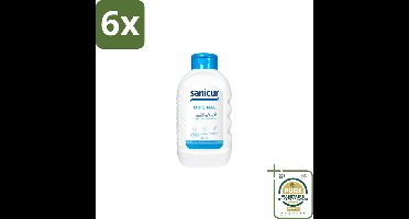 Sanicur Bath & Showergel Original 300 ml - Voordeelverpakking - 6 stuks - Huidverzorging - Hydraterende gel