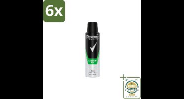 Rexona Men – Deodorant Spray – Quantum Dry – 150 ml - Voordeelverpakking - 6 stuks - Mannelijke geur - Frisse geur