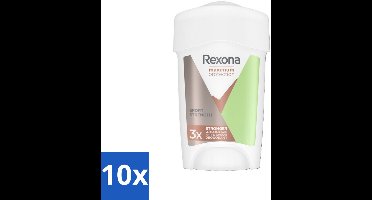 Rexona Deodorant Stick Cream Maximum Protection Sport Strength 45 ml - Bulkverpakking - 10 stuks