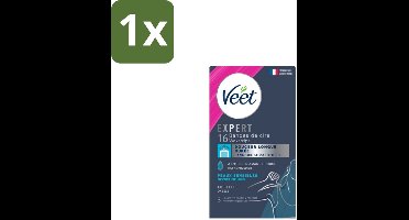 Veet – Ontharingsstrips – Expert Gevoelige Huid Oksels – 16 Strips - 1 stuk
