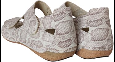 Waldlaufer Sandaal Heliett Snake Beige