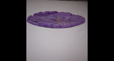 BORD SET4 FLOWER PAARS 20X21XH3CM DOLOMI ET