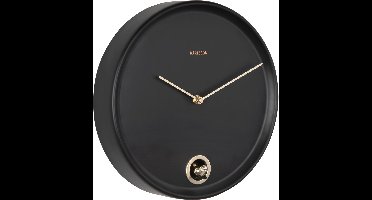 Karlsson - Wall Clock Esencia Cuckoo - Zwart - Ø30cm