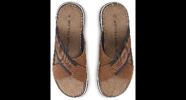 Tom Tailor - Slides met logo-applicatie - Maat 41 - rust