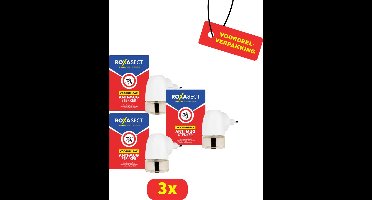 3x Roxasect Anti-Mug Muggenstekker - Startverpakking