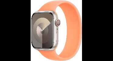 Apple Siliconen solobandje voor de Apple Watch | 38/40/41/42 mm - Maat 1 - Orange Sorbet