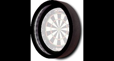 XQMax Dartbordring Met Led-verlichting 60 Cm Zwart - Cadeau