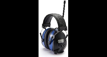 Core® Oorkappen met Radio - Oorbescherming met Bluetooth – Gehoorbescherming met Radio – Blauw- 18 x 12 x 10 cm; 300 g