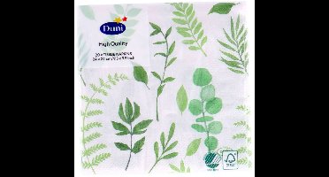Servetten - 24x24 cm - Groen - Greenery