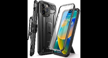 Supcase Unicorn Beetle Belt Clip hoesje geschikt voor iPhone 14 Pro - zwart