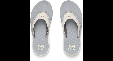 Reef Teenslipper model Fanning - Grijs/Wit - Maat 48
