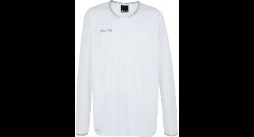 Spalding Move Shooting Shirt Lange Mouw Heren - Wit / Zilver | Maat: XL